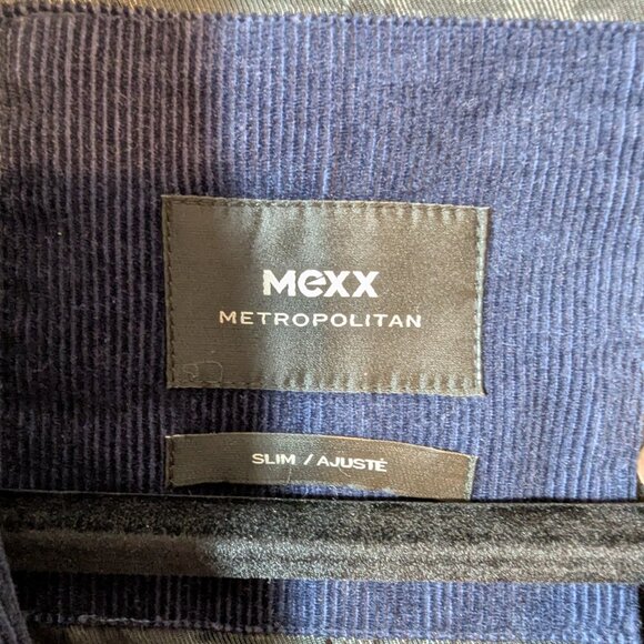 Mexx Navy Metropolitan Corduroy Blazer - Slim 42 - Picture 3 of 14